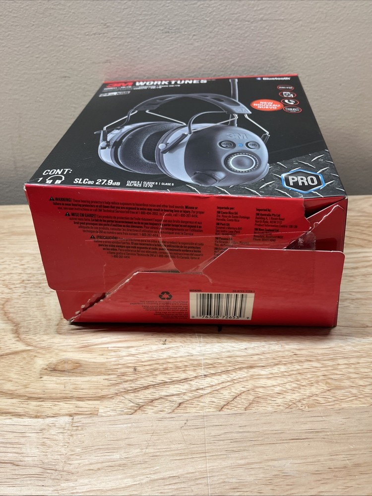 3M WorkTunes Connect + AM/FM Hearing Protector with Bluetooth®Technology