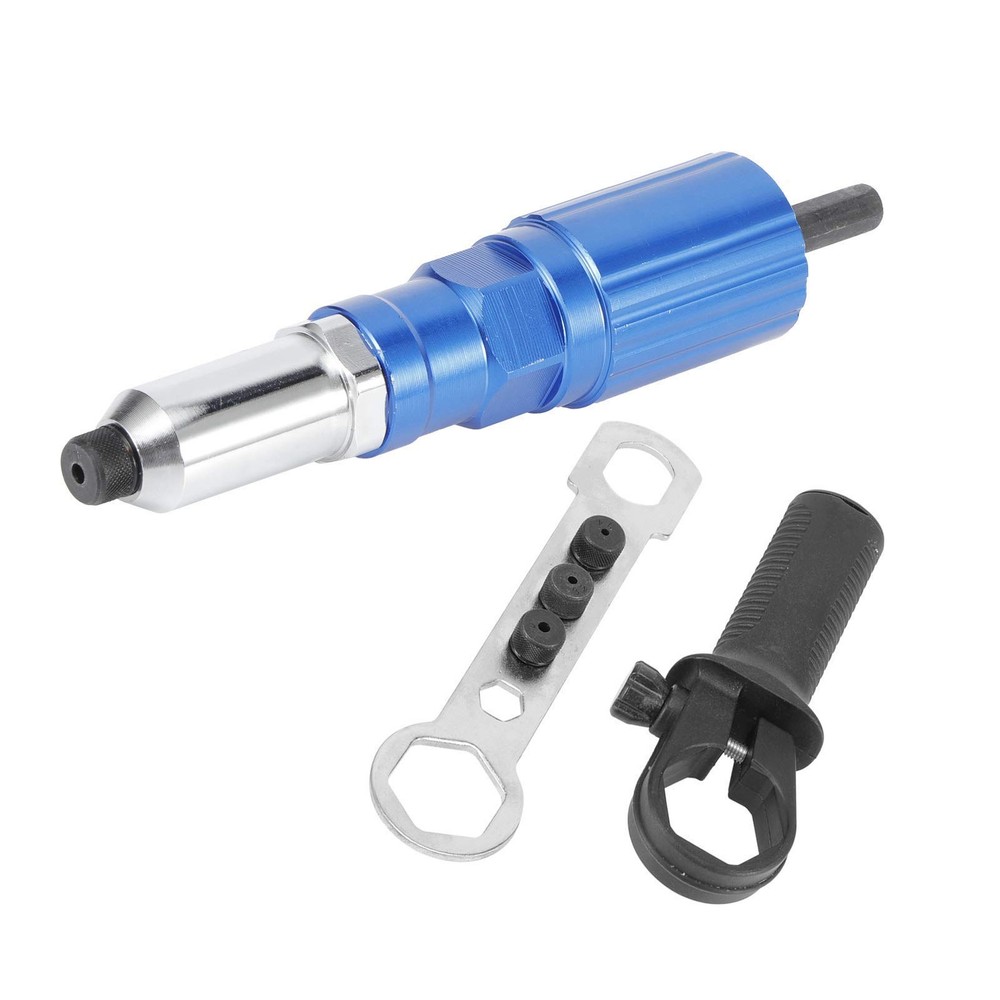 Rivet Gun Head Mount, Rivet Drill Attachment for Drill Riveter Elect...