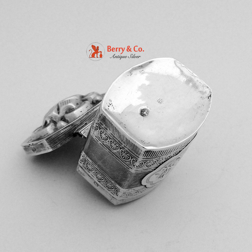 Dutch 800 Silver Peppermint Box
