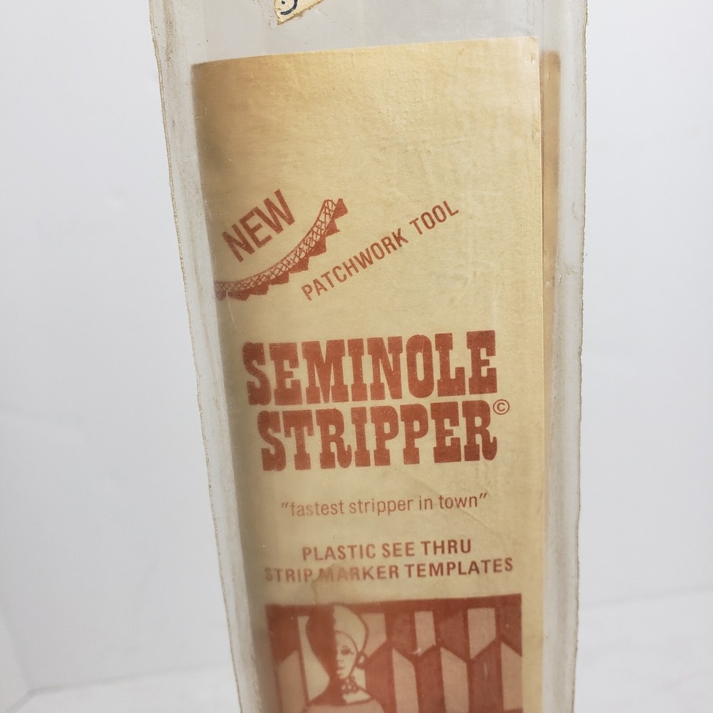 Vintage ESP Quilter's Seminole Stripper 3 Pc Template Set for Patchwork Quilting