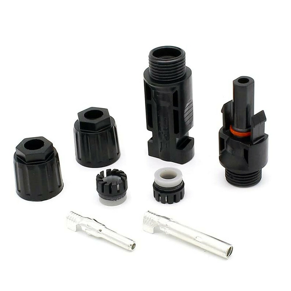 20Pcs Solar Cable Connectors 4mm-6mm 30Amp Waterproof Solar Panel Wire Joiners