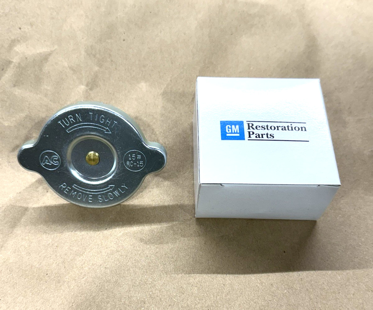 Radiator Cap RC15 Cooling GM Restoration New Chevelle Camaro GTO 442 Nova Etc.
