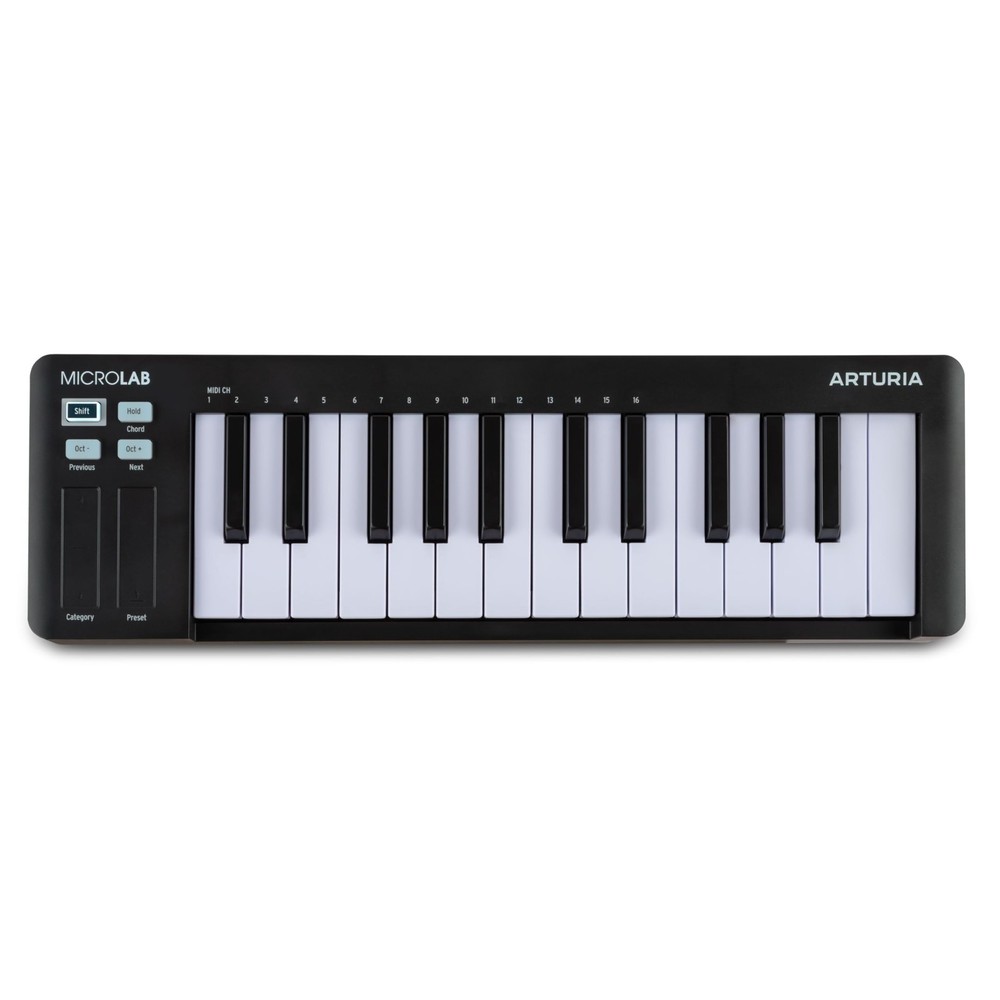 Arturia MICROLAB-MK3 Universal Midi Controller (Black)