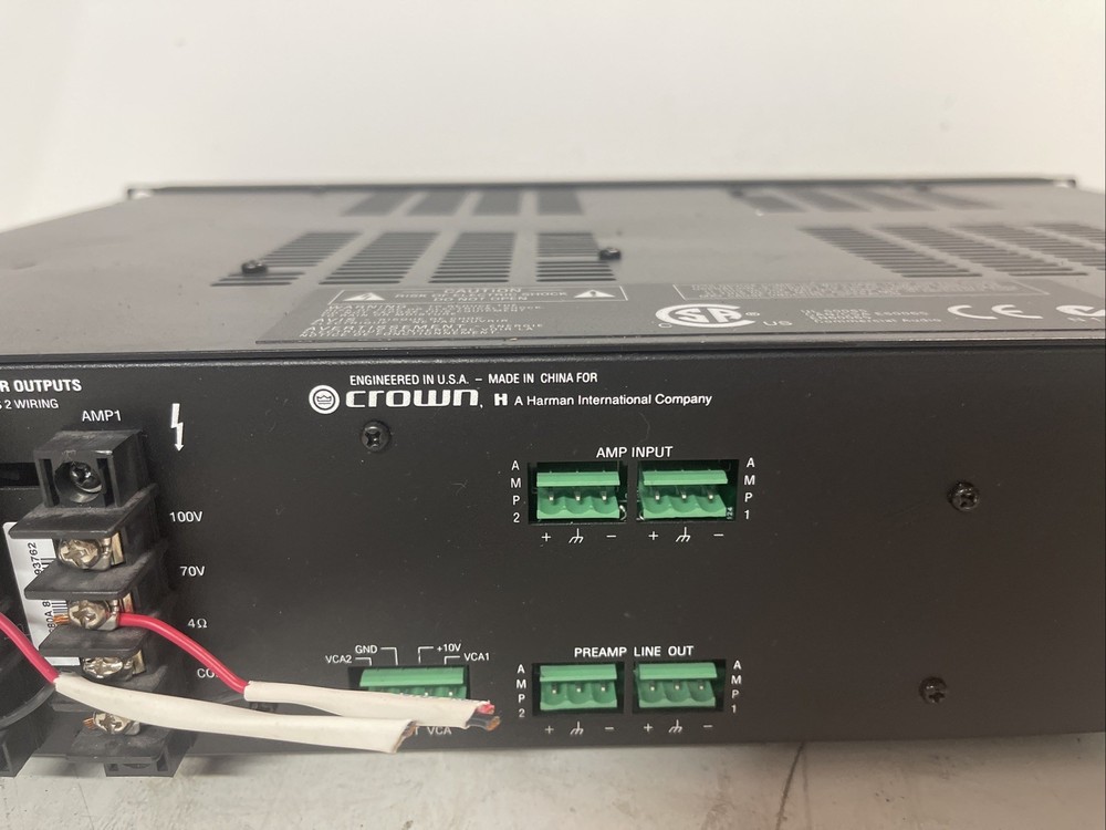 Crown 280 A 2 Channel Stereo Amplifier