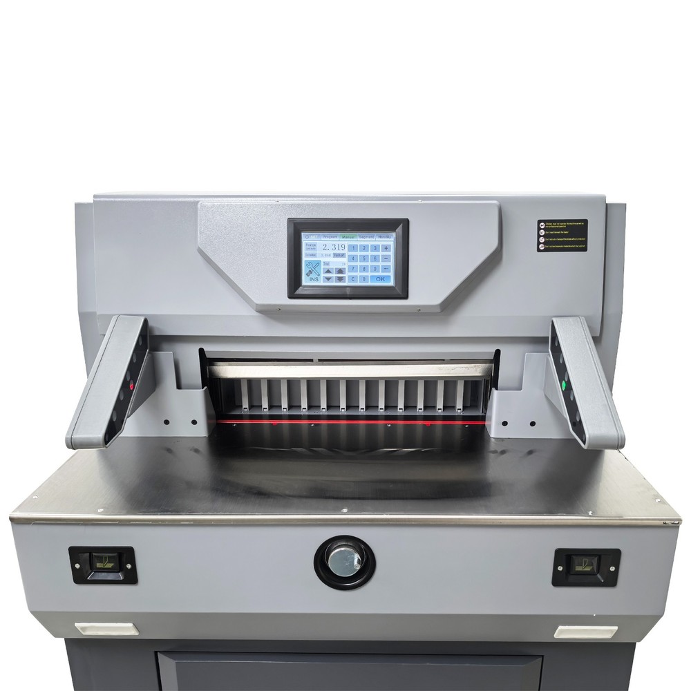 520V8 Electric Program Control Paper Cutter Machine, 20.47''/520MM Cutting Width