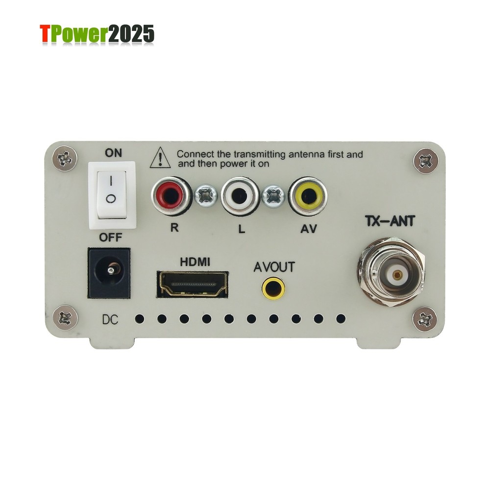 TV-TX200 VHF/UHF Analog TV Transmitter HD/AV Input Analog Signal Transmitter