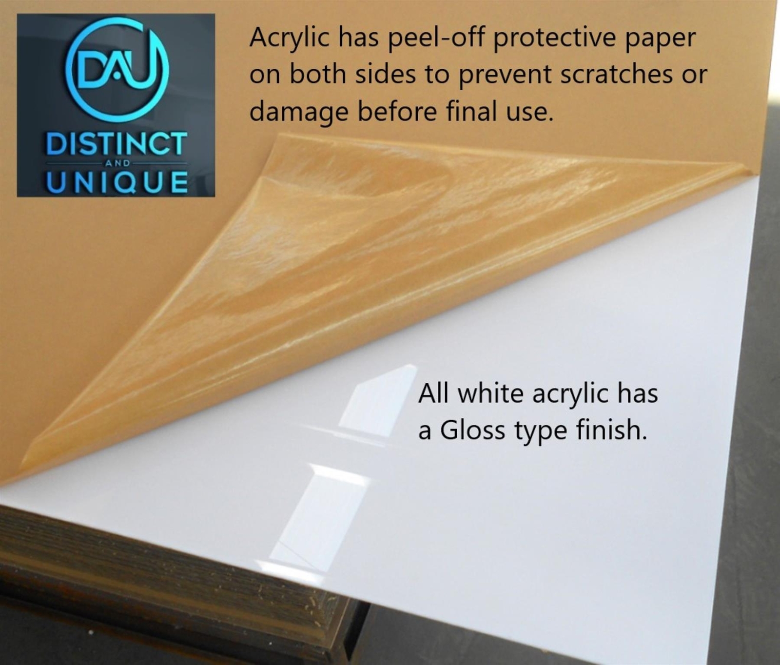 White Acrylic Plexiglass Sheets 1/8” (3mm) Thick: Opaque OR Translucent 17 Sizes