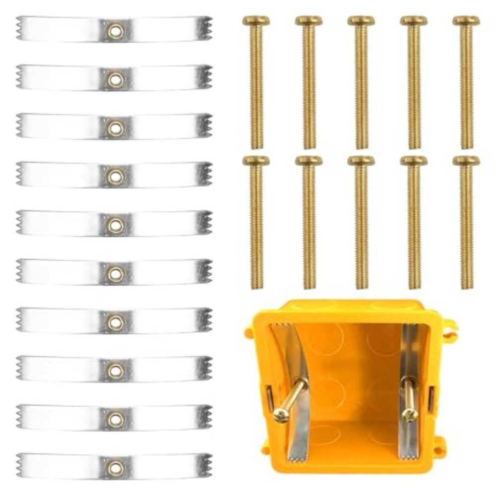 Junction Box Repair Kit 10PCS for 86MM Switch Socket Back Cover Replacement