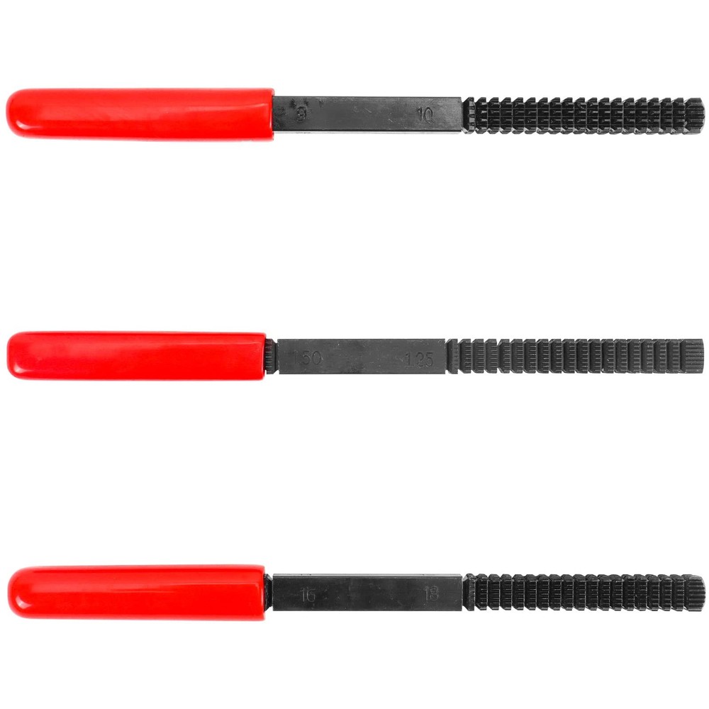 3-Pc Thread File Set, SAE  Metric Thread Restorer Files, Thread Chaser Repair...