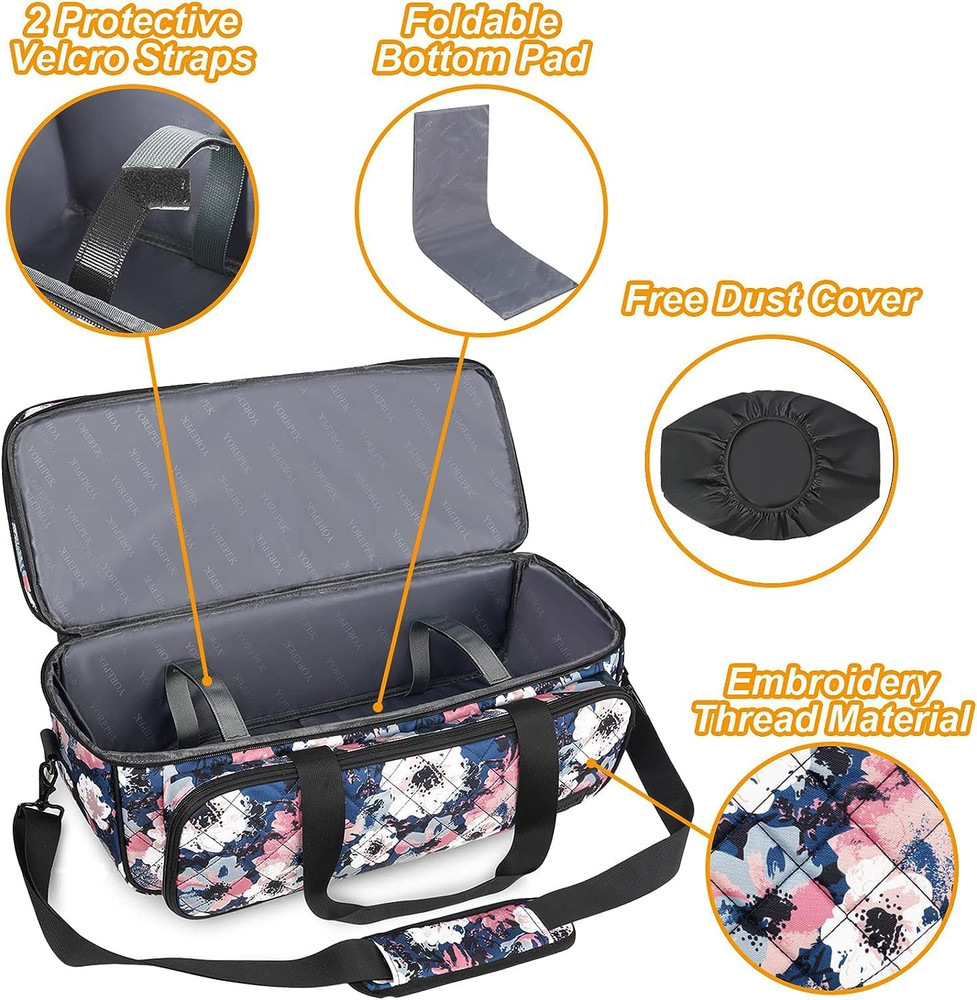 Double-Layer Carrying Case for Cricut Maker, Maker 3, Explore Air 2, Explore 3,