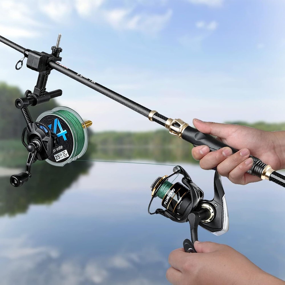 Fishing Line Spooler with Unwinding Function, Versatile Spooling Station Both
