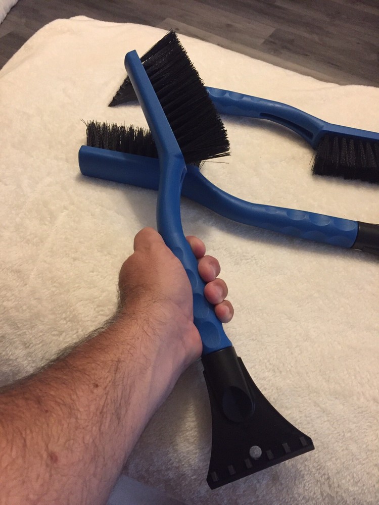 Snow Brush Ice Scaper Combo 3 Pack Blue New