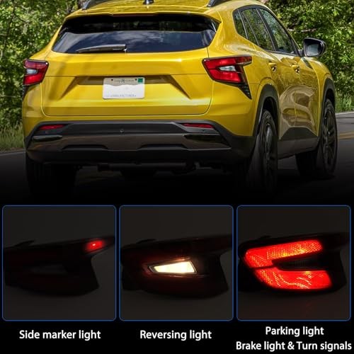 LED Tail Light Assembly Pair Compatible with Chevy Trax 2024 2025 Left & Right