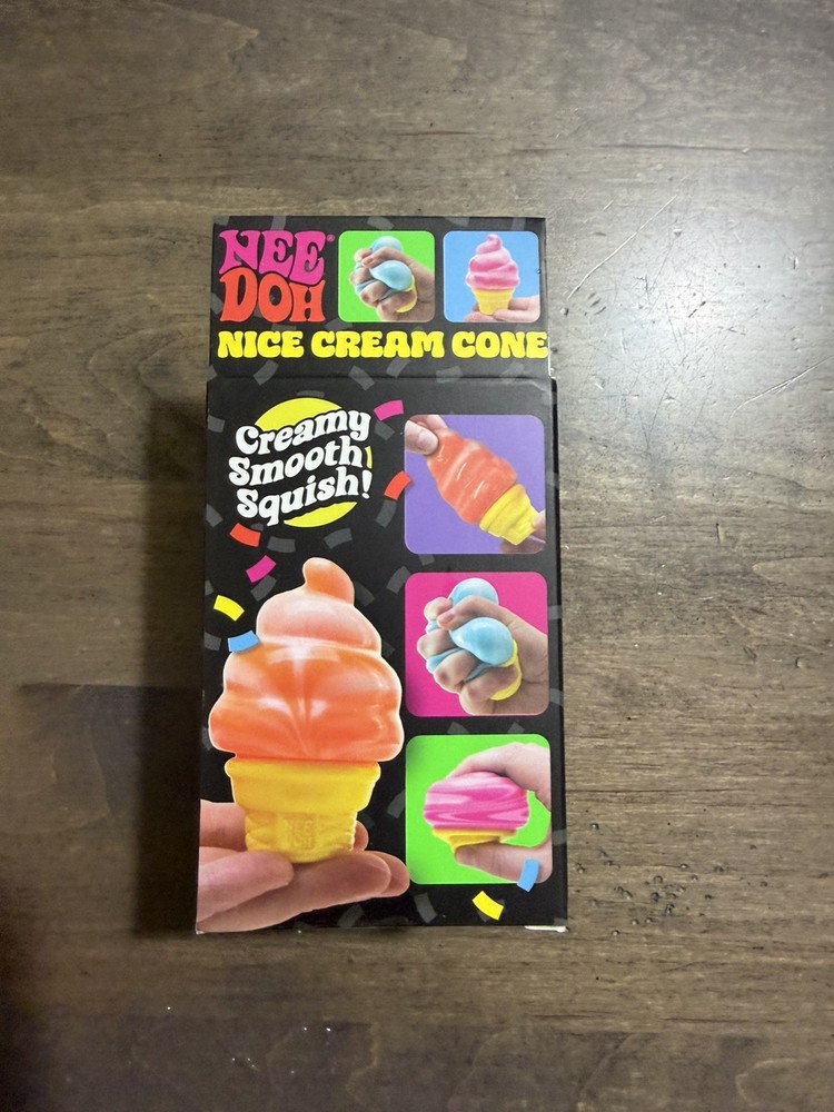 Schylling Nee Doh Nice Cream Cone Orange