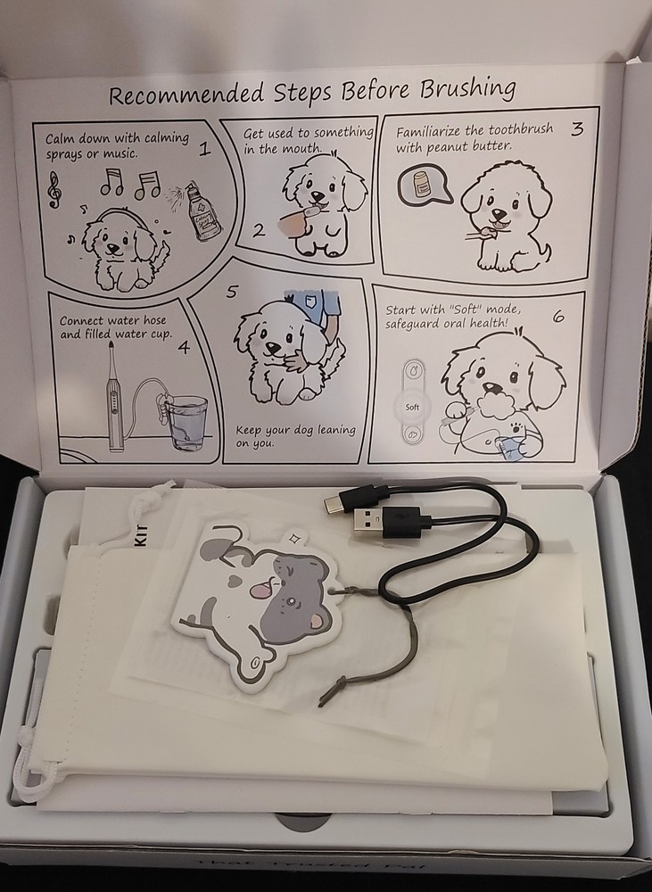 Bopopal 3 n 1 Pet Teeth Cleaning Kit