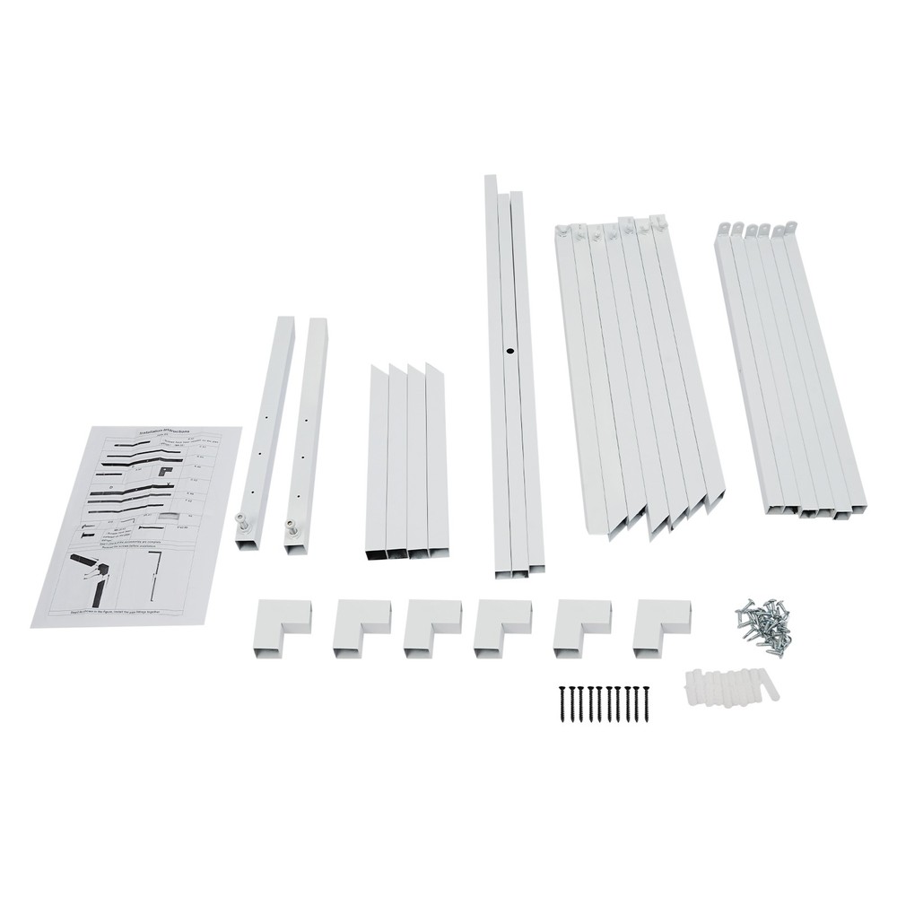 Adjustable Air Conditioner Security Cage Air Conditioner Cage 30-48" Length