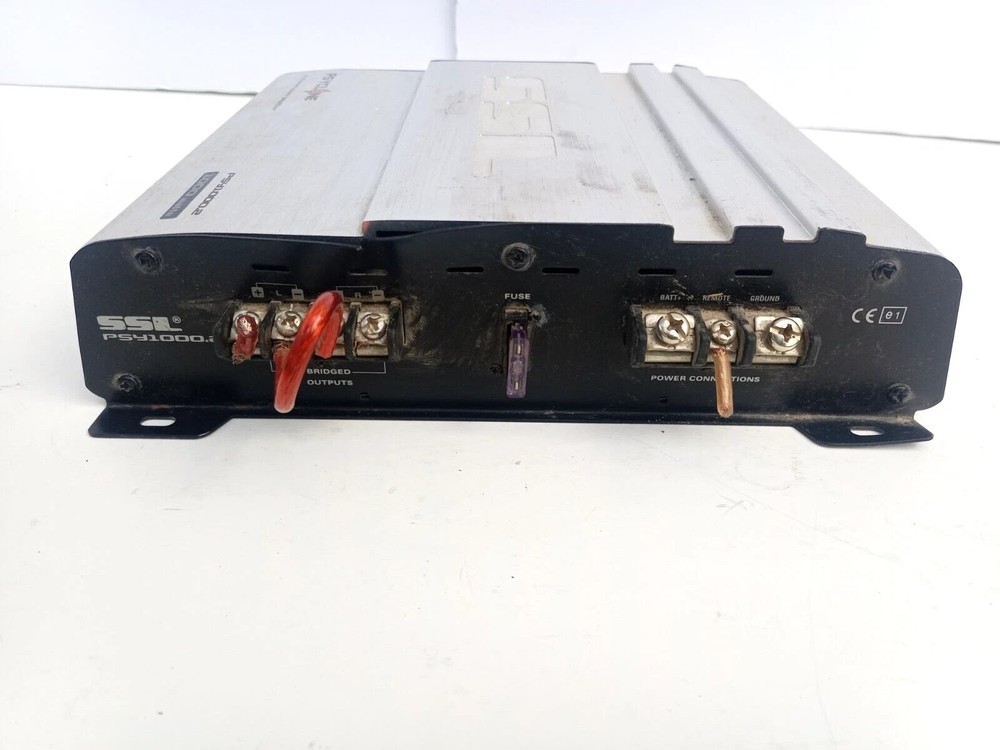 *UNTESTED* SSL PSYCLONE PSY1000.2 AMPLIFIER 2 CHANNEL CAR AMP RECEIVER 1000W ^