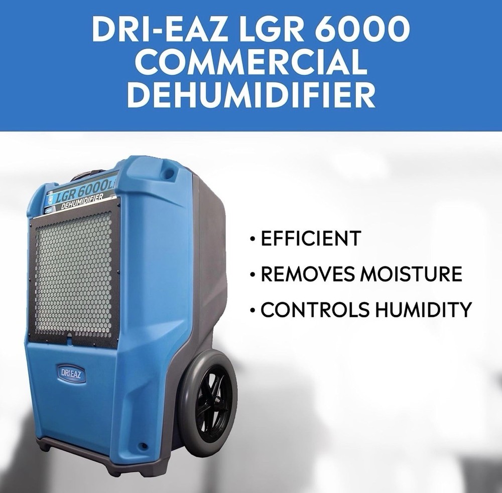 Dri-Eaz LGR 6000Li Portable Dehumidifier (Read!)