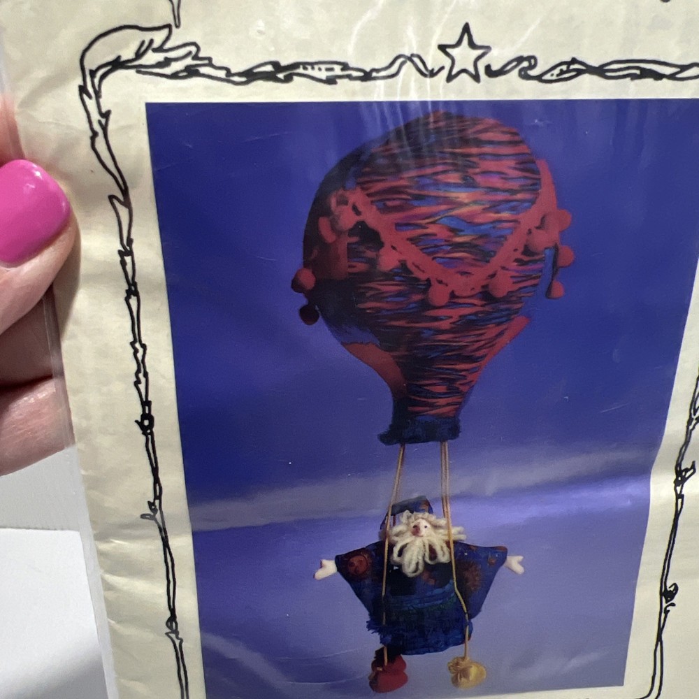Magic Threads︱ 25” Cloth Doll Pattern By J McCullough︱Wizard︱Balloon︱1998