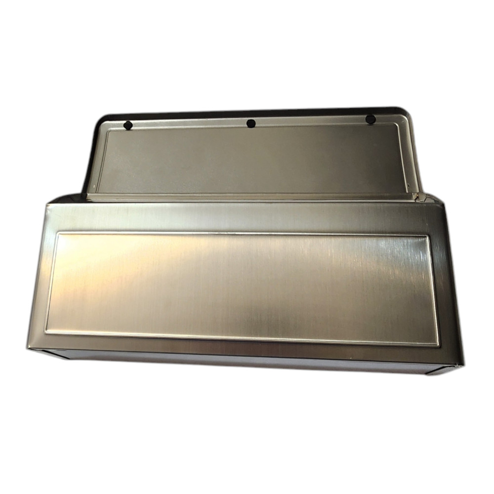 Architectural Mailboxes Venice Stainless Steel Wall Mount Mailbox Small
