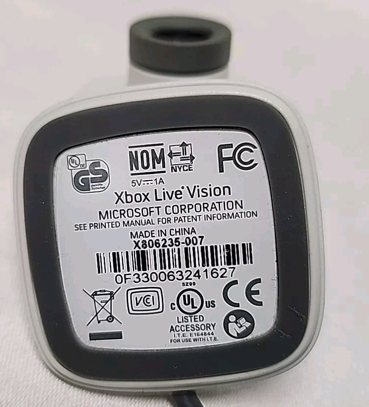 Genuine Official Microsoft Xbox 360 Live Vision Camera USB Webcam