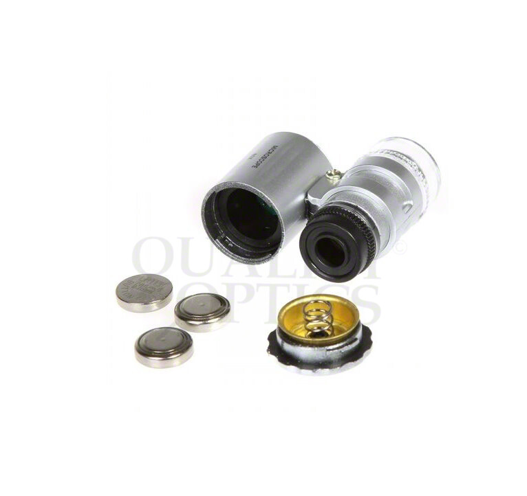 Quality Optics Illuminated Mini Microscope 2-Function 60x