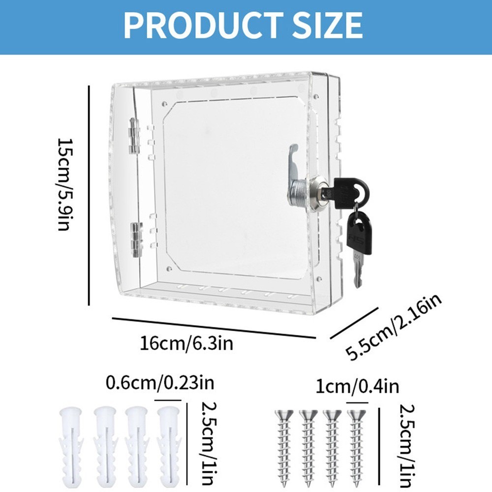 User Friendly Installation of Acrylic Lock Box for Enhanced Security Needs