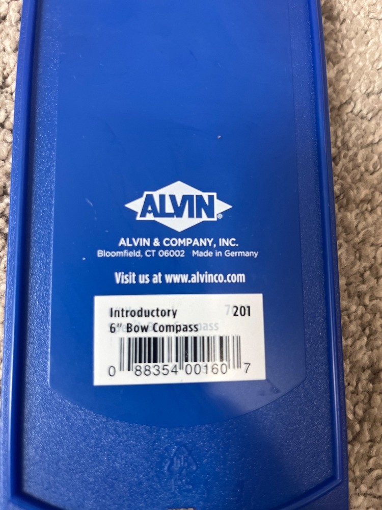 Alvin Introductory 6" Bow Compass 201 with Universal Adapter
