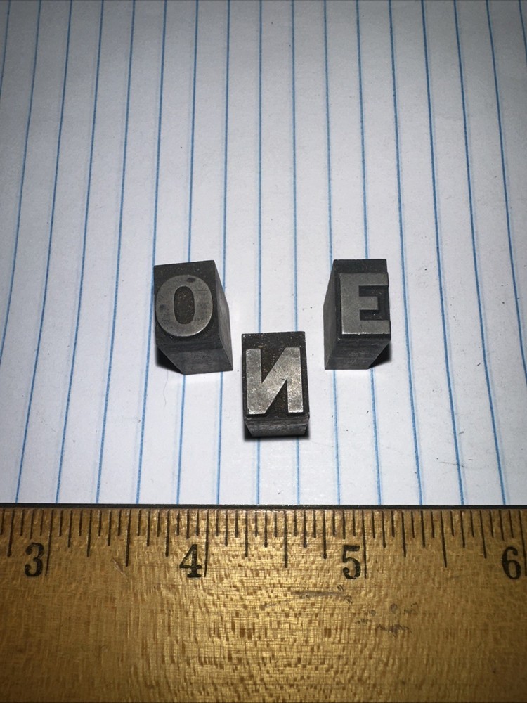 Printing Blocks ( ONE ) 3 Lead Blocks