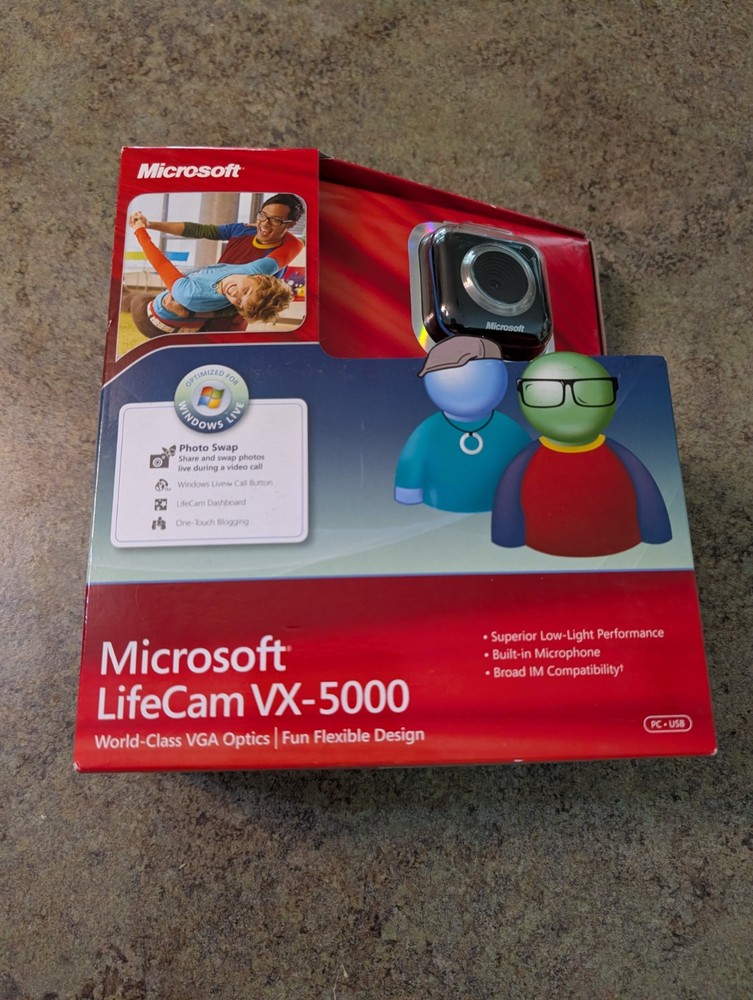 Microsoft LifeCam VX-5000 Web Cam NEW IN BOX