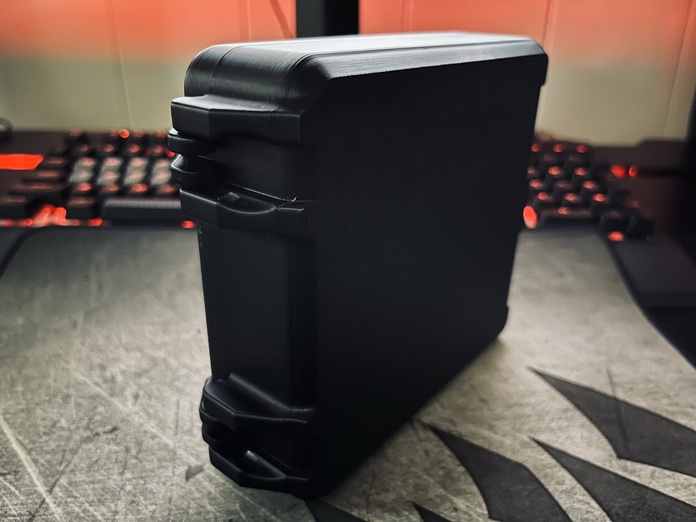 9mm Caliper Ammunition 100 Round Storage 3D Printed Container