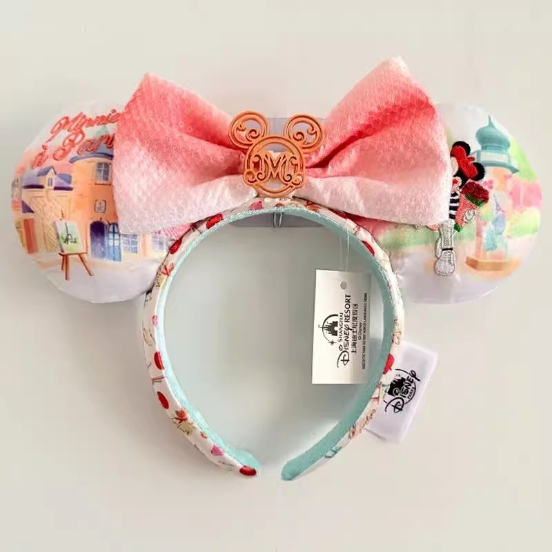 Disney Parks Epcot France World Showcase Minnie Mouse Ears Paris Headband 2025
