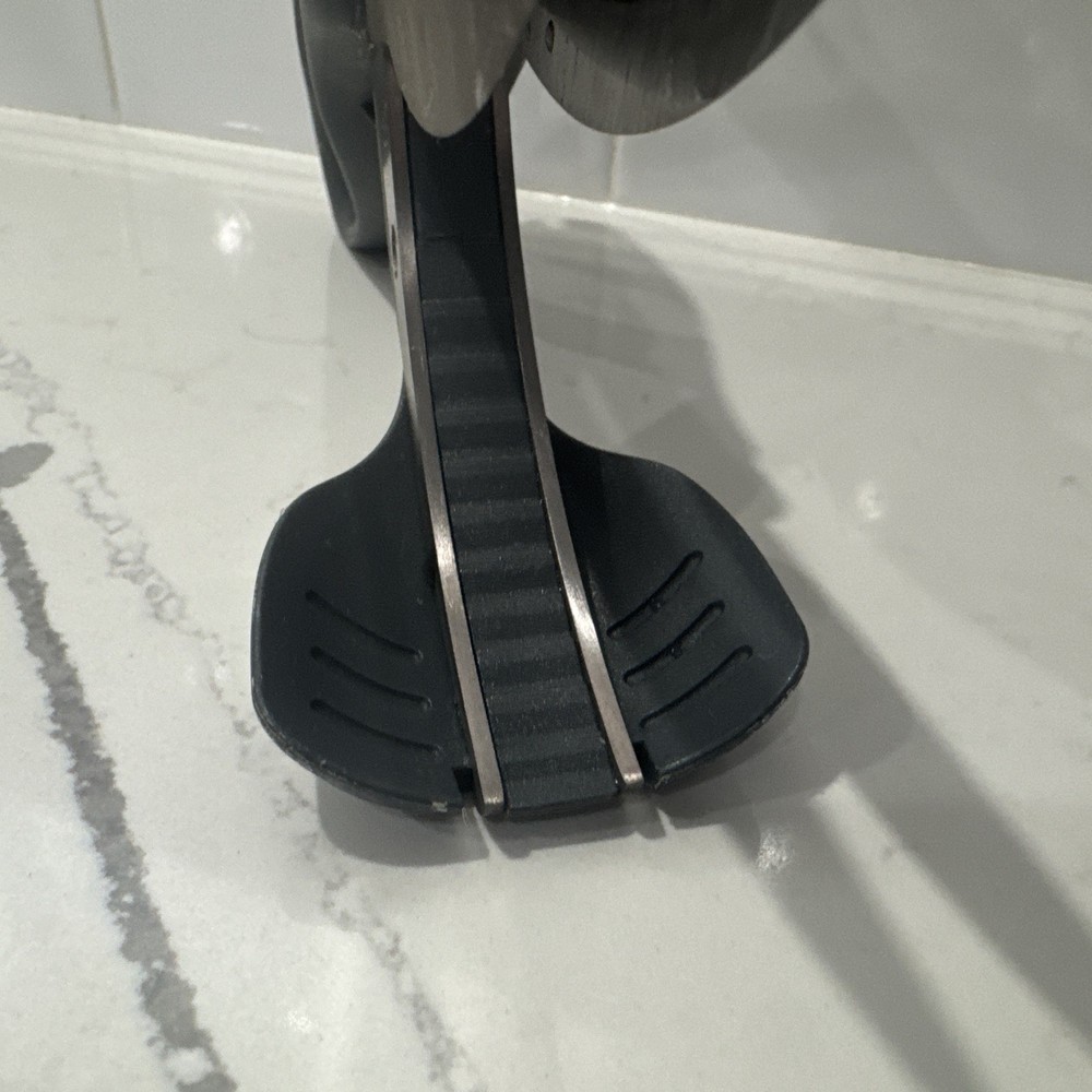 Pampered Chef Salad Chopper Double Bladed Cutting Scissors Shears Grey Kitchen