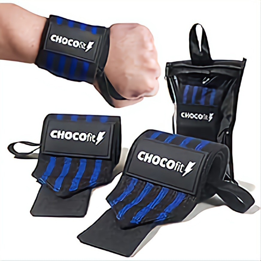 Chocofit Wrist Wraps Black And Blue