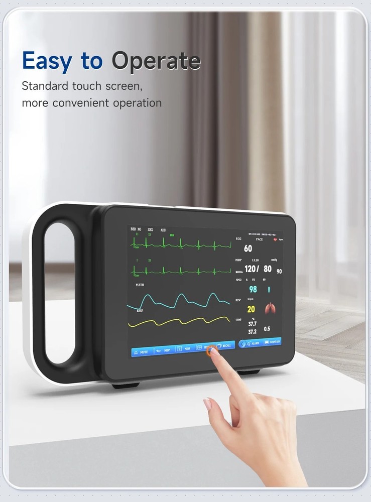7-inch ColorTouch Screen Multi-parameter Patient Monitor