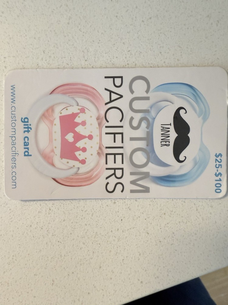 $30 Custom Pacifiers Gift Card