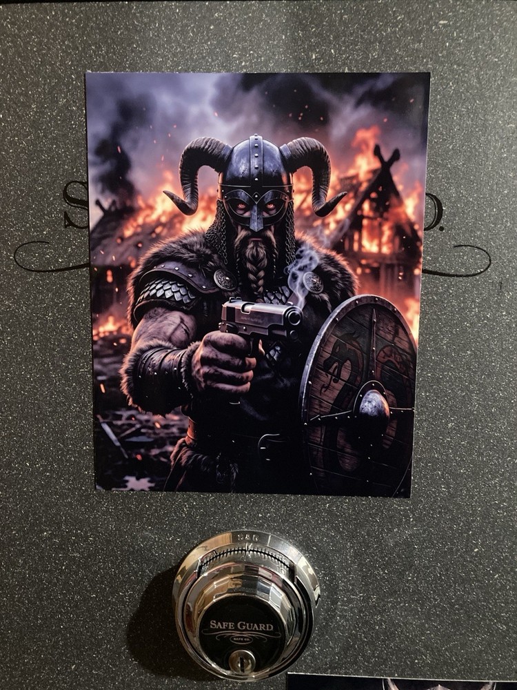 Gun Safe Magnet Art