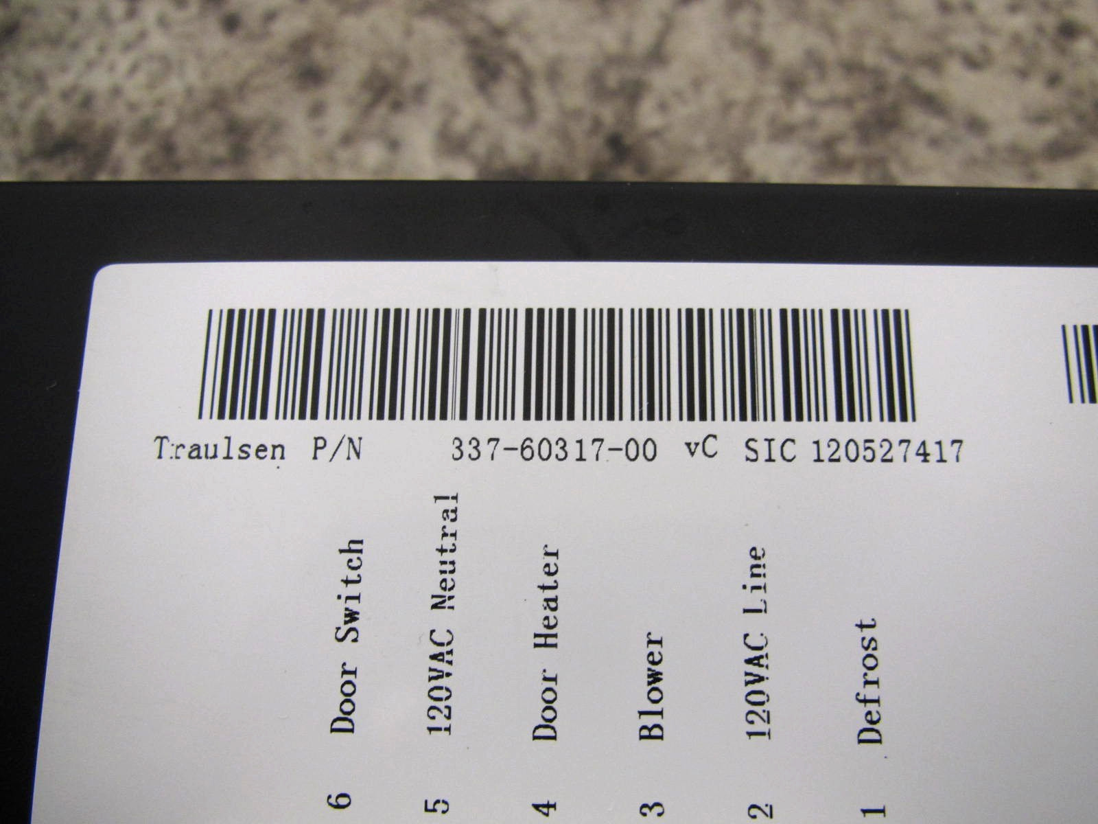 Traulsen 337-60317-00 MIT II Freezer Relay Module Used Free Shipping