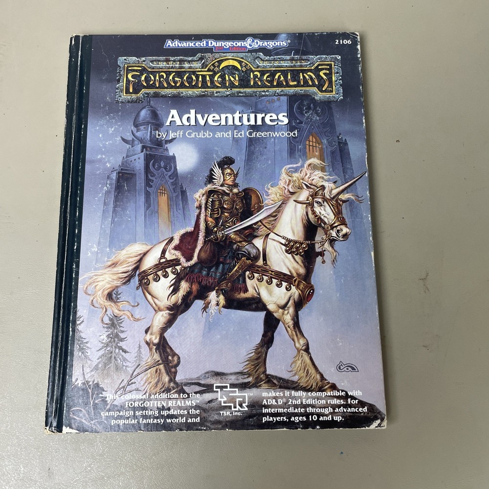 TSR Forgotten Realms Forgotten Realms Adventures