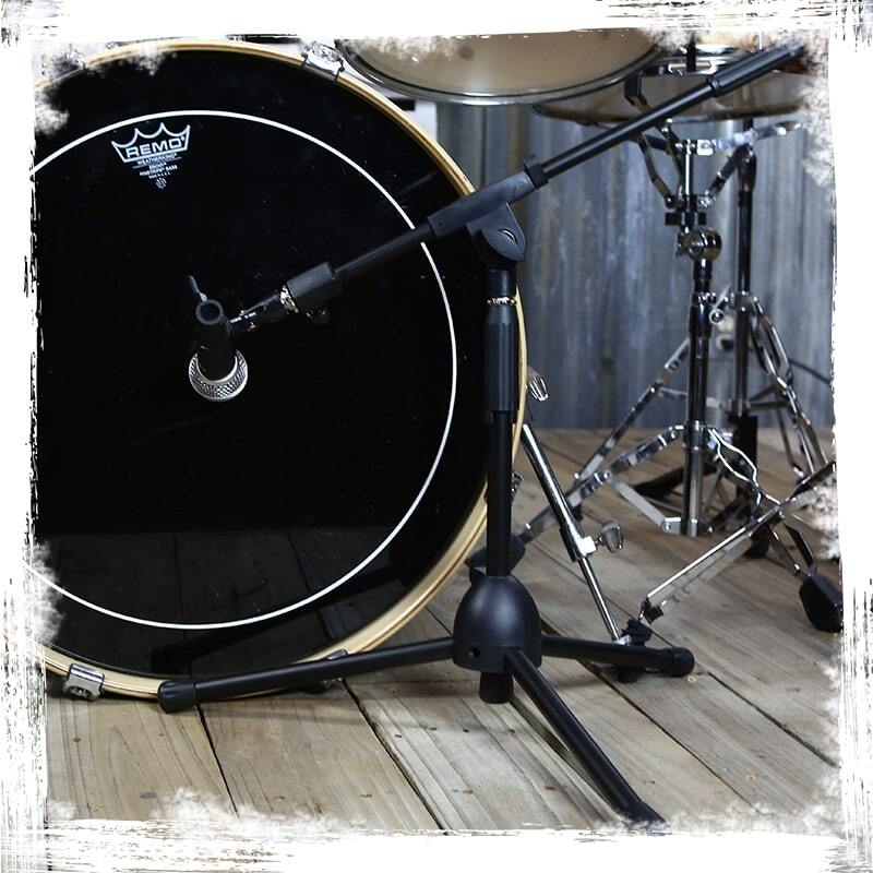 (2-PACK) Short Height Microphone Stand | GRIFFIN Small Studio Recording Holder