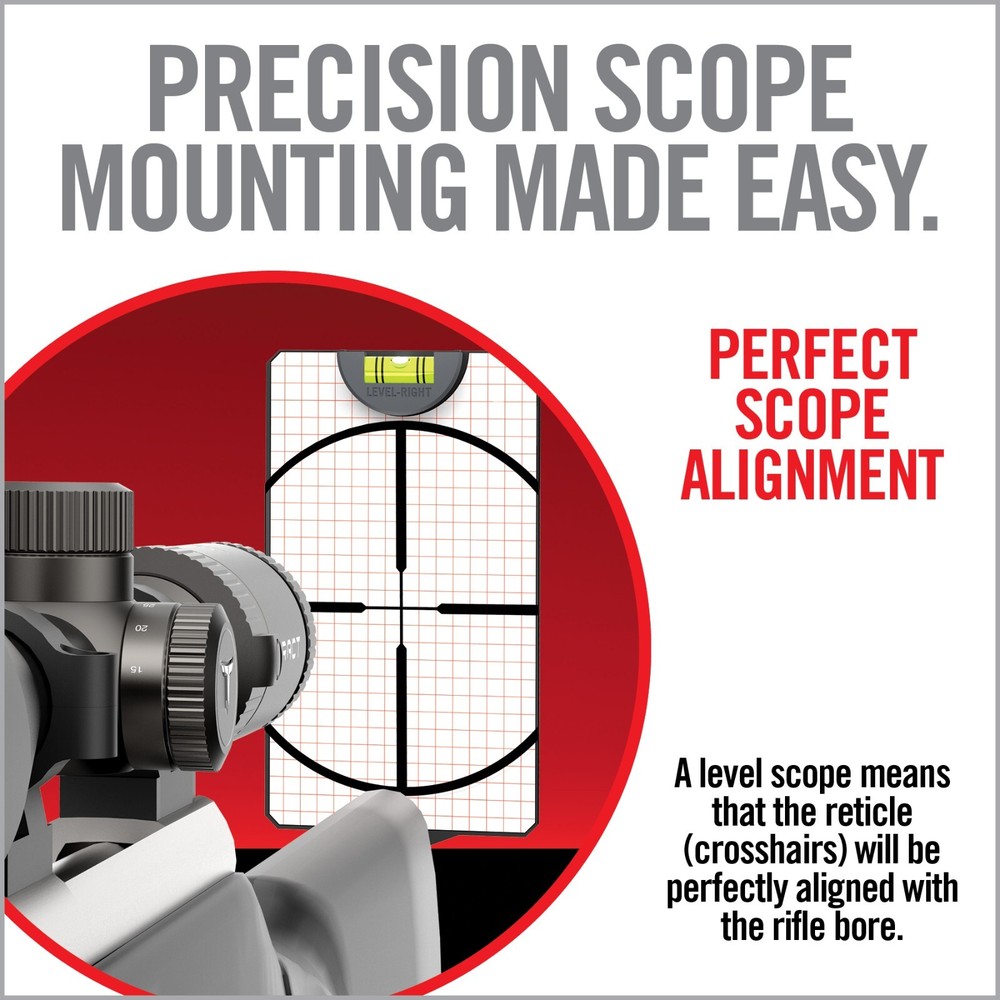 Real Avid Scope Leveling Kit & Precision Scope Level System (AVLVLRSTCOMBO)