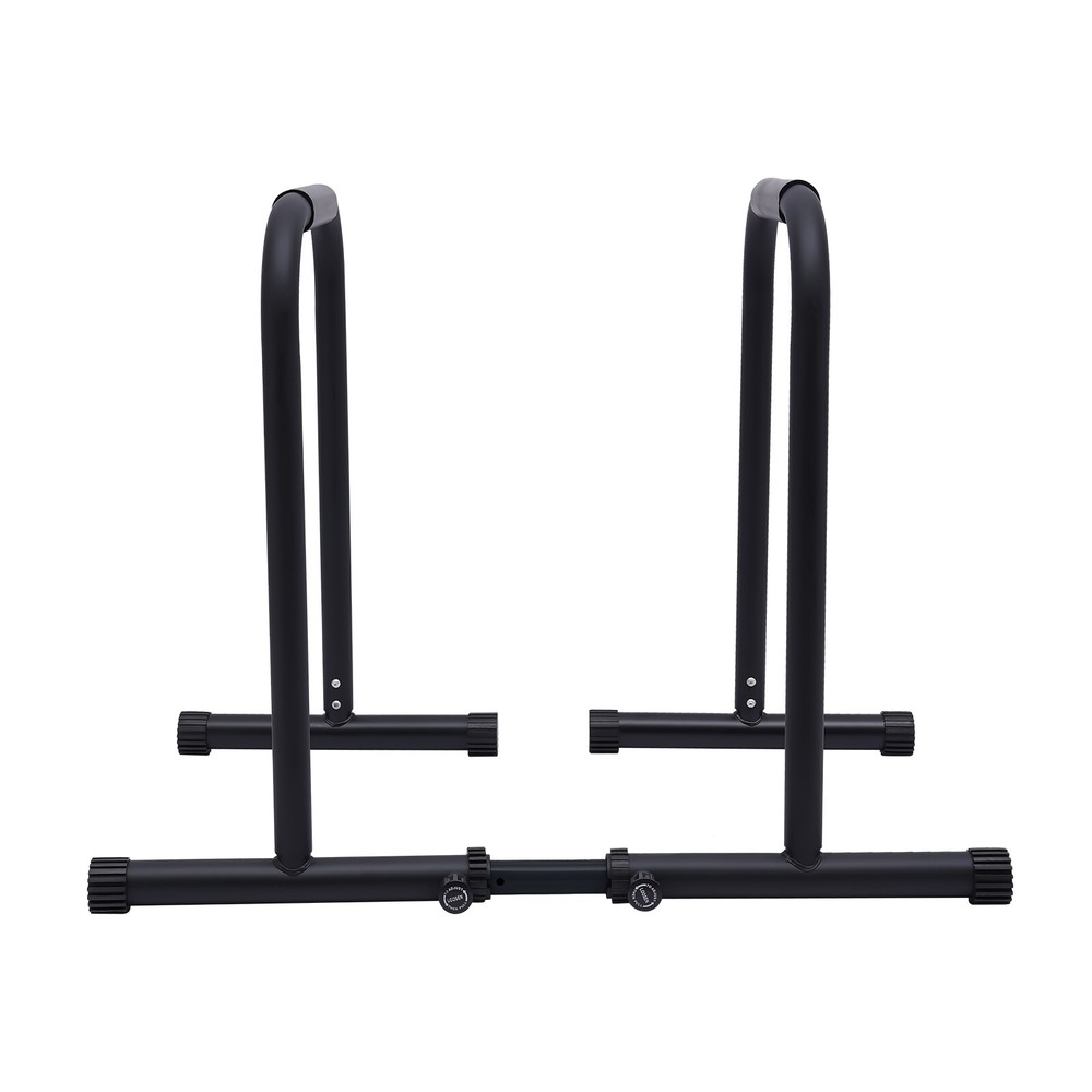Portable Adjustable Dip Bar for Versatile Home Strength Training.