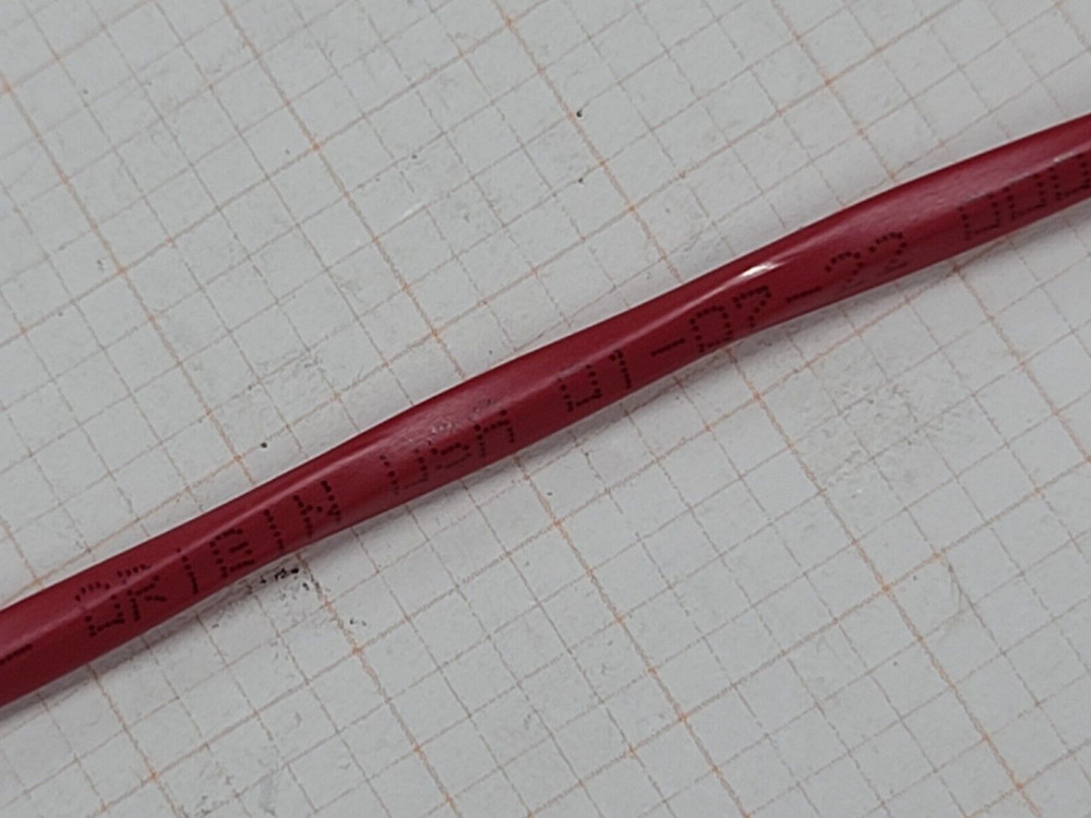 Carol E3504S 18/4C Solid Plenum Fire Alarm Wire Cable FPLP Red /100ft