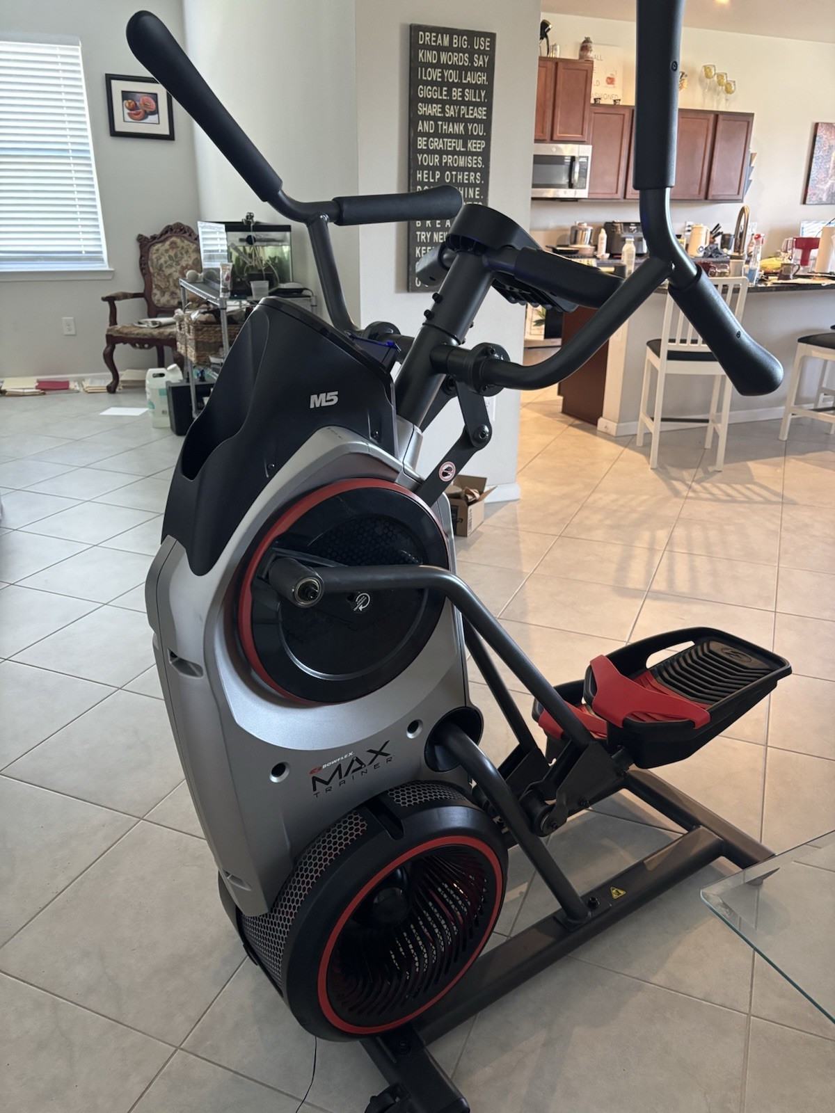 bowflex max trainer m5 elliptical machine