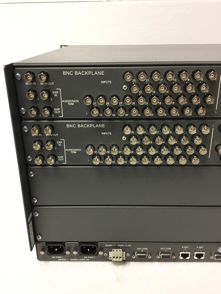 NEW GRASS VALLEY Concerto Multi-Format Router W/2XCrs2001 Fast Controller,WORKNG