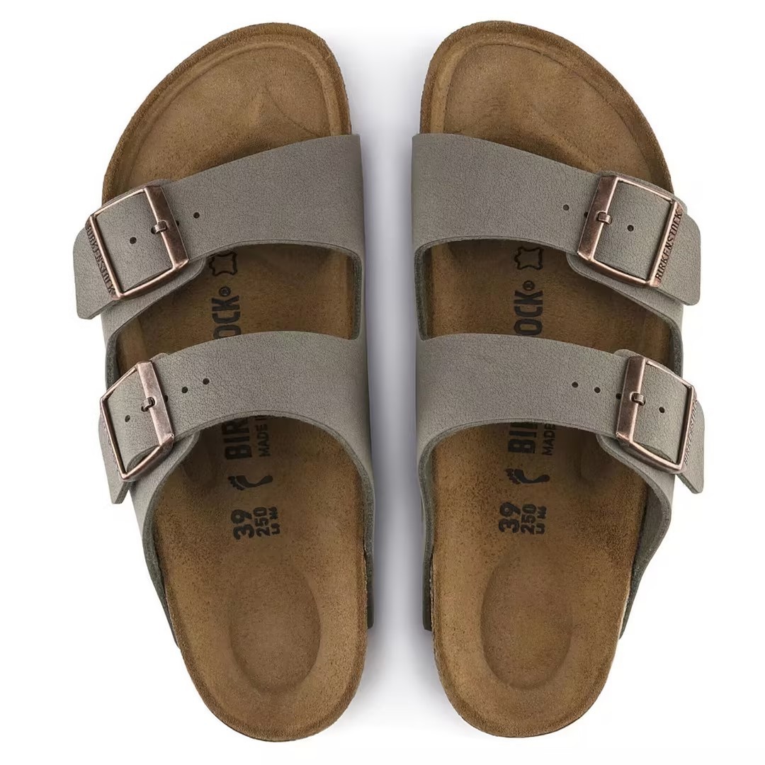 Birkenstock Arizona Soft Footbed Stone/Mocha/Black/Blue Comfort Sandals EU37-45