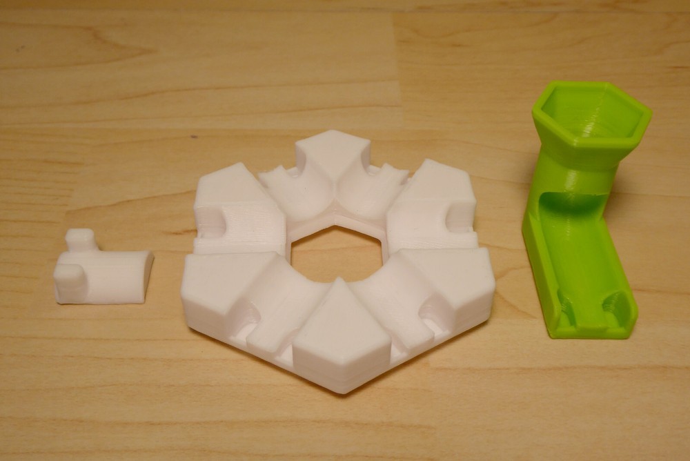 Gravitrax Compatible Dropper Extension; 3D Printing