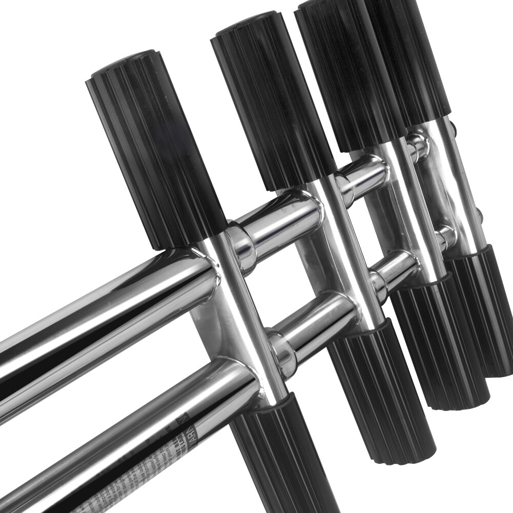 4 Steps Boat Ladder Stainless Steel Telescoping Ladder Transom Mount Extension