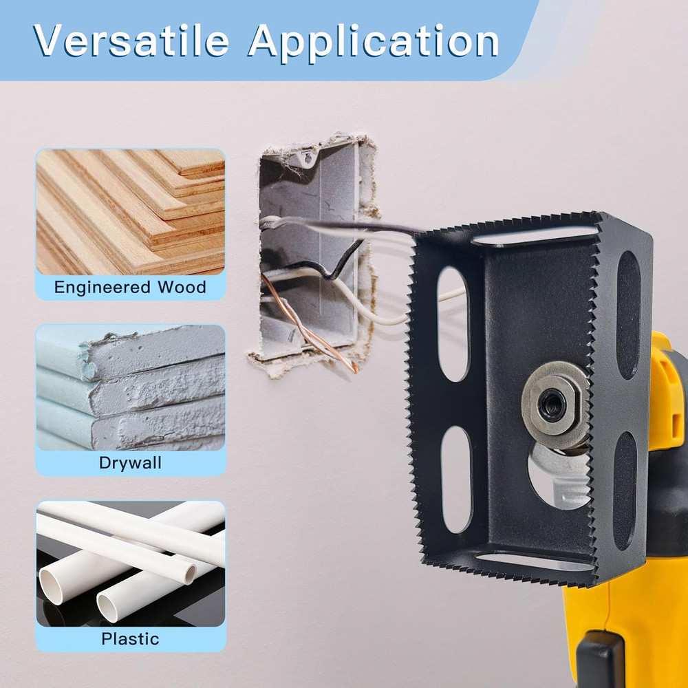 Upgrade Rectangular Slot Cutter for Dewalt & Milwaukee Oscillating Tools