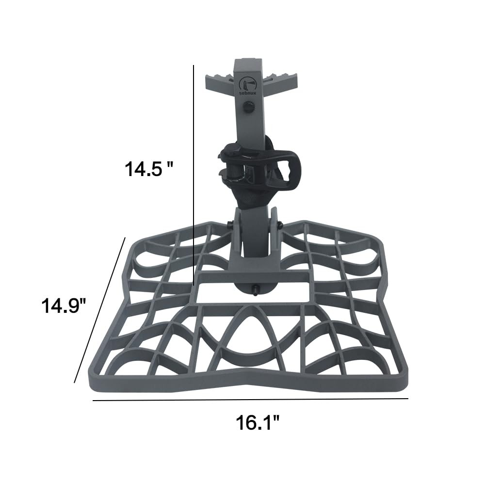 Aluminum Tree Saddle Platform Tree Saddle System Platform for Hunting (Dark G...
